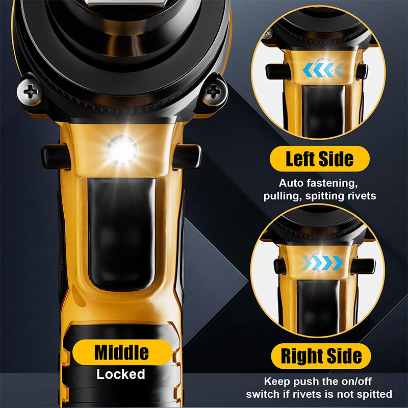 Sakerplus Brushless Rivet Gun Tool for Rivets