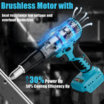 Sakerplus Brushless Rivet Gun Tool for Rivets