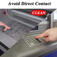 3pcs No Touch Door Opener EDC Hand Tools With Keychain Pendant