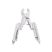 Hirundo 15 in 1 Multi-tool Pliers Tool Keychain Stainless Steel Combination EDC Tool