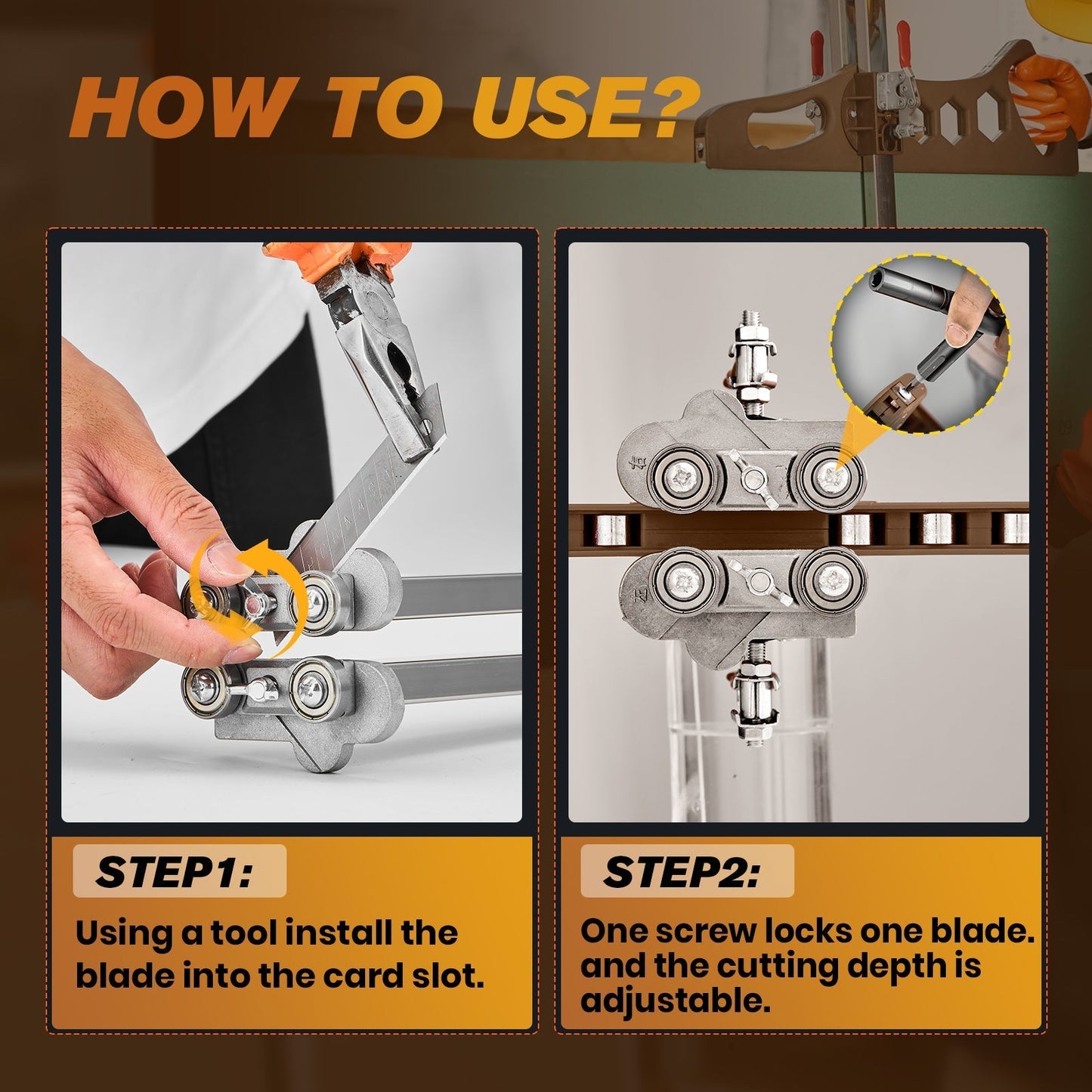 Sakerplus Foldable Drywall Cutting Tool